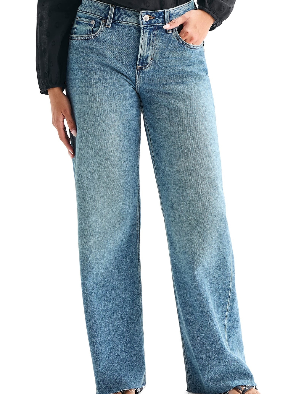 Lucky Brand Light Blue Wide-Leg Jeans